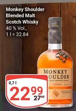 Globus Monkey Shoulder Blended Malt Scotch Whisky Angebot
