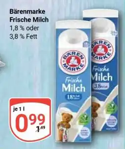 Globus Bärenmarke Frische Milch Angebot