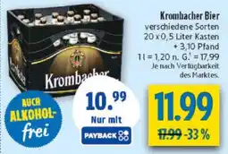 diska Krombacher Bier Angebot