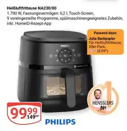 Globus Heißluftfritteuse NA230/00 Angebot