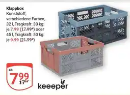Globus Klappbox Angebot