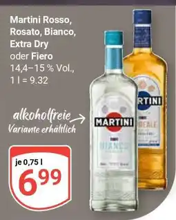 Globus Martini Rosso, Rosato, Bianco, Extra Dry oder Fiero Angebot