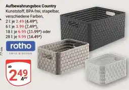 Globus Aufbewahrungsbox Country Angebot