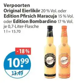 V Markt Verpoorten Original Eierlikör Angebot