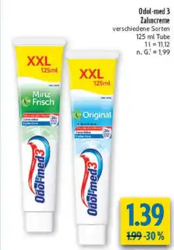 diska Odol-med 3 Zahncreme Angebot
