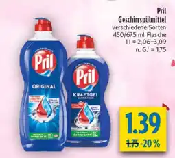 diska Pril Geschirrspülmittel Angebot