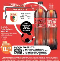 V Markt Coca Cola, Fanta, Sprite oder Mezzo Mix Angebot