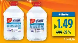 diska WASSER Angebot