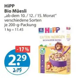 V Markt HiPP Bio Müesli Angebot