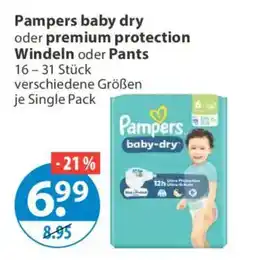 V Markt Pampers baby dry Angebot