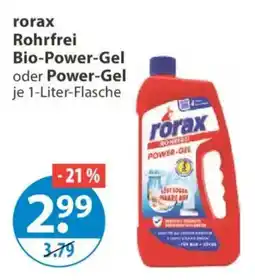 V Markt rorax Rohrfrei Bio-Power-Gel Angebot