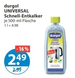 V Markt durgol UNIVERSAL Schnell-Entkalker Angebot