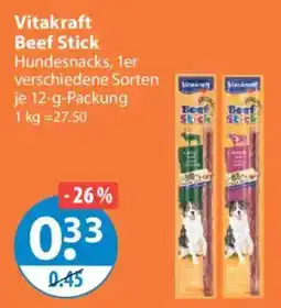 V Markt Vitakraft Beef Stick Angebot