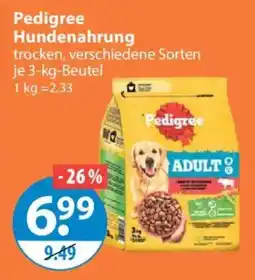 V Markt Pedigree Hundenahrung Angebot