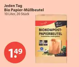 V Markt Jeden Tag Bio Papier-Müllbeutel Angebot