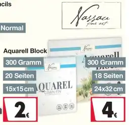 Woolworth Nassau Aquarell Block Angebot