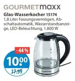 V Markt GOURMETmaxx Glas-Wasserkocher 15174 Angebot