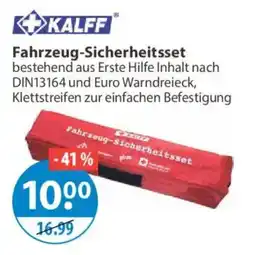 V Markt KALFF Fahrzeug-Sicherheitsset Angebot