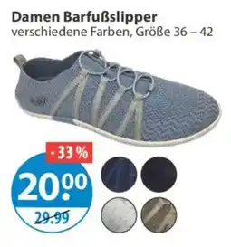 V Markt Damen Barfußslipper Angebot