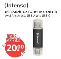 V Markt Intenso USB-Stick 3.2 Twist Line 128 GB Angebot