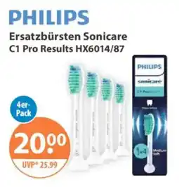 V Markt PHILIPS Ersatzbürsten Sonicare C1 Pro Results Angebot