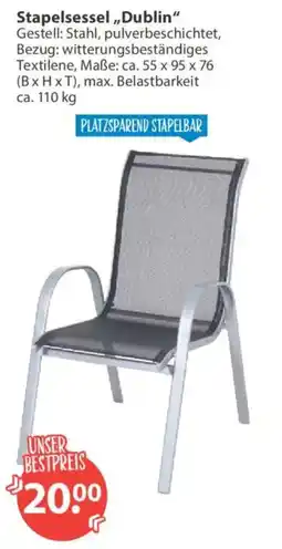 V Markt Stapelsessel "Dublin" Angebot
