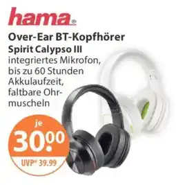 V Markt hama Over-Ear BT-Kopfhörer Spirit Calypso III Angebot