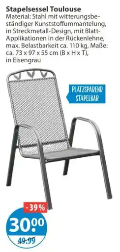 V Markt Stapelsessel Toulouse Angebot
