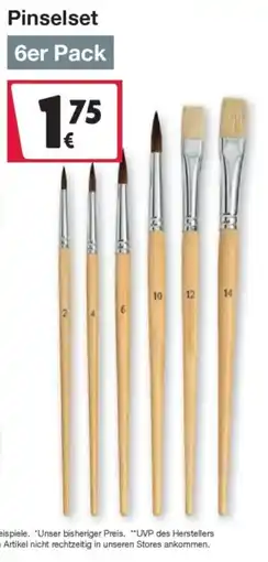 Woolworth Pinselset Angebot