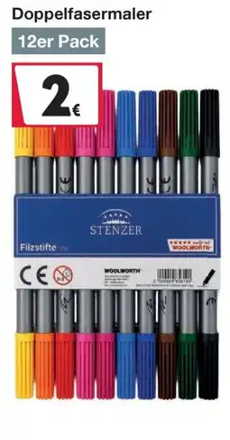 Woolworth Doppelfasermaler STENZER Angebot