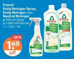 V Markt Frosch Essig Reiniger Spray Angebot