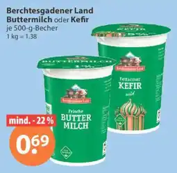 V Markt Berchtesgadener Land Buttermilch oder Kefir Angebot