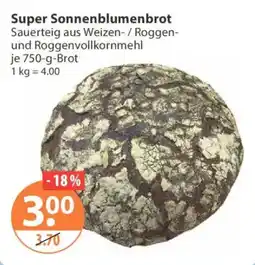 V Markt Super Sonnenblumenbrot Angebot