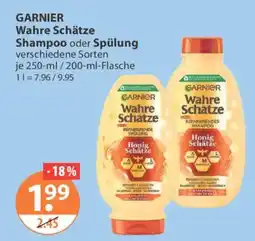 V Markt GARNIER Wahre Schätze Shampoo oder Spülung Angebot