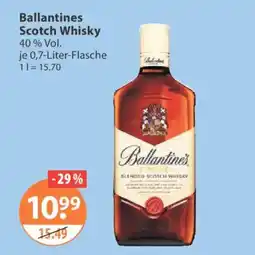 V Markt Ballantines Scotch Whisky Angebot