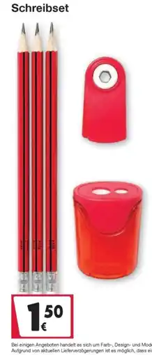 Woolworth Schreibset Angebot