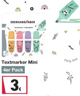 Woolworth EBERHARDFABER Textmarker Mini Angebot