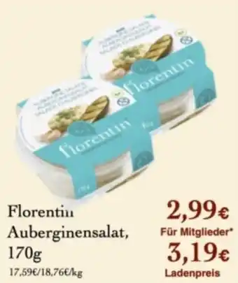 LPG Biomarkt Florentin Auberginensalat Angebot
