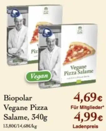 LPG Biomarkt Biopolar Vegane Pizza Salame Angebot