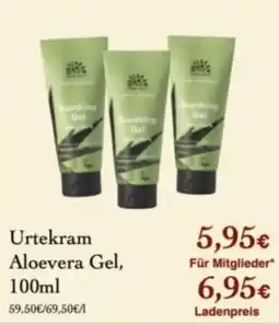 LPG Biomarkt Urtekram Aloe vera Gel Angebot