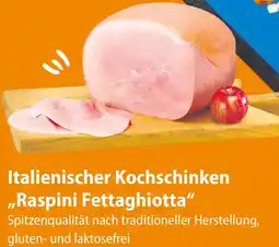 V Markt Italienischer Kochschinken ,,Raspini Fettaghiotta" Angebot