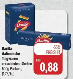 Feneberg Barilla italienische Teigwaren Angebot