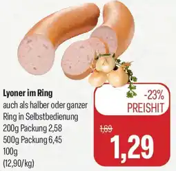 Feneberg Lyoner im Ring Angebot