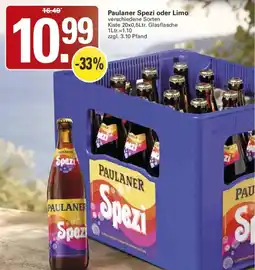 WEZ Paulaner Spezi Angebot