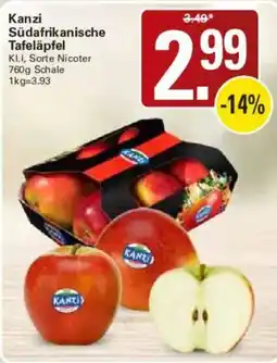 WEZ Kanzi Südafrikanische Tafeläpfel Angebot