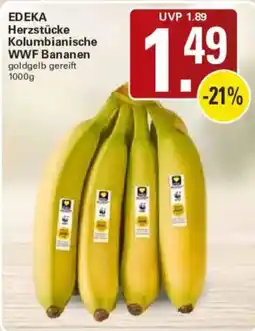 WEZ EDEKA Herzstücke Kolumbianische W WF Bananen Angebot