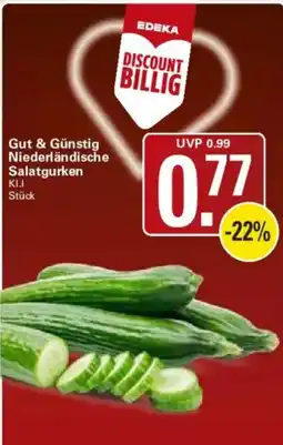 WEZ Niederländische Salatgurken Angebot