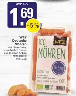WEZ WEZ Deutsche Möhren Angebot