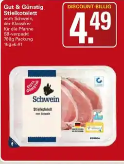 WEZ Gut & Günstig Stielkotelett vom Schwein Angebot