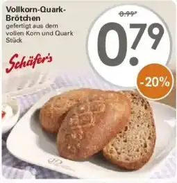WEZ Schäfer's Vollkorn-Quark-Brötchen Angebot